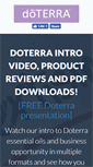 Mobile Screenshot of doterra-intro-video.global-partnerships.com